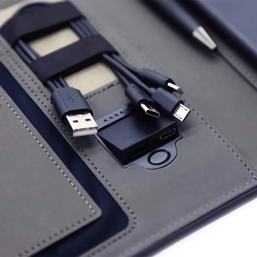 The SONAA Smart Notebook | Wireless Charging Work Organizer