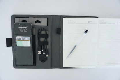 The SONAA Smart Notebook | Wireless Charging Work Organizer